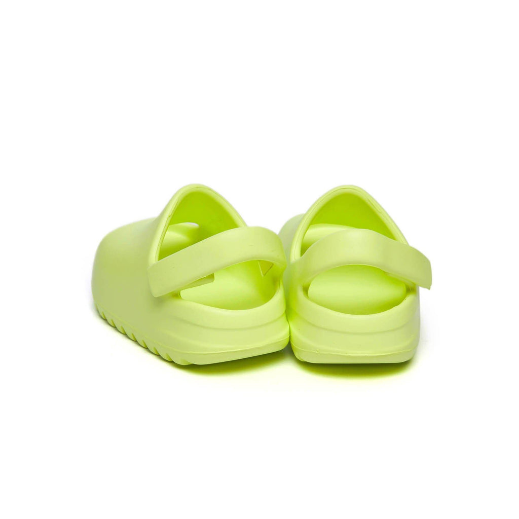 adidas Yeezy Slide Infants 'Glow Green' — UK 0k | EU 16 | US 1k — Top View