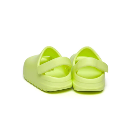 adidas Yeezy Slide Infants 'Glow Green' — UK 0k | EU 16 | US 1k — Top View