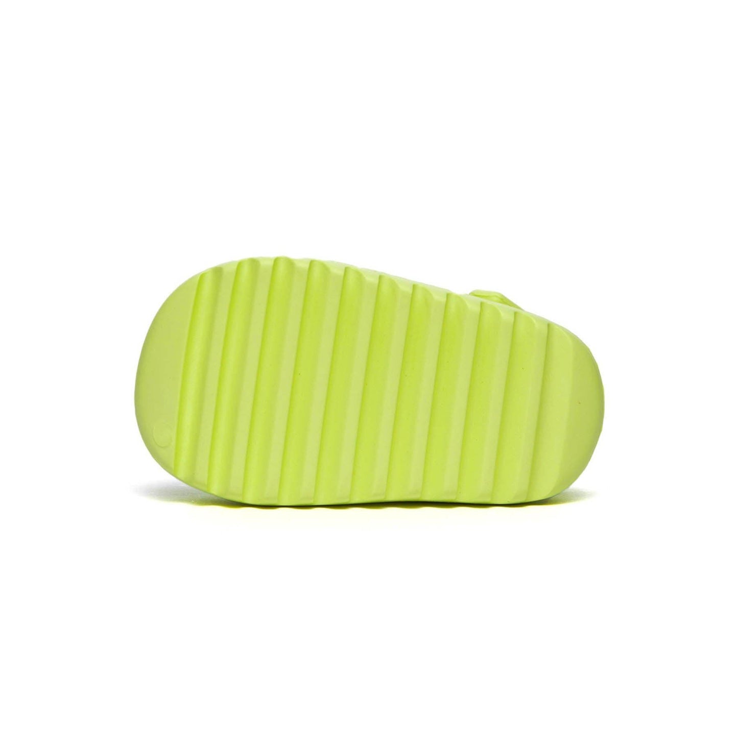 adidas Yeezy Slide Infants 'Glow Green' — UK 0k | EU 16 | US 1k — Detail View