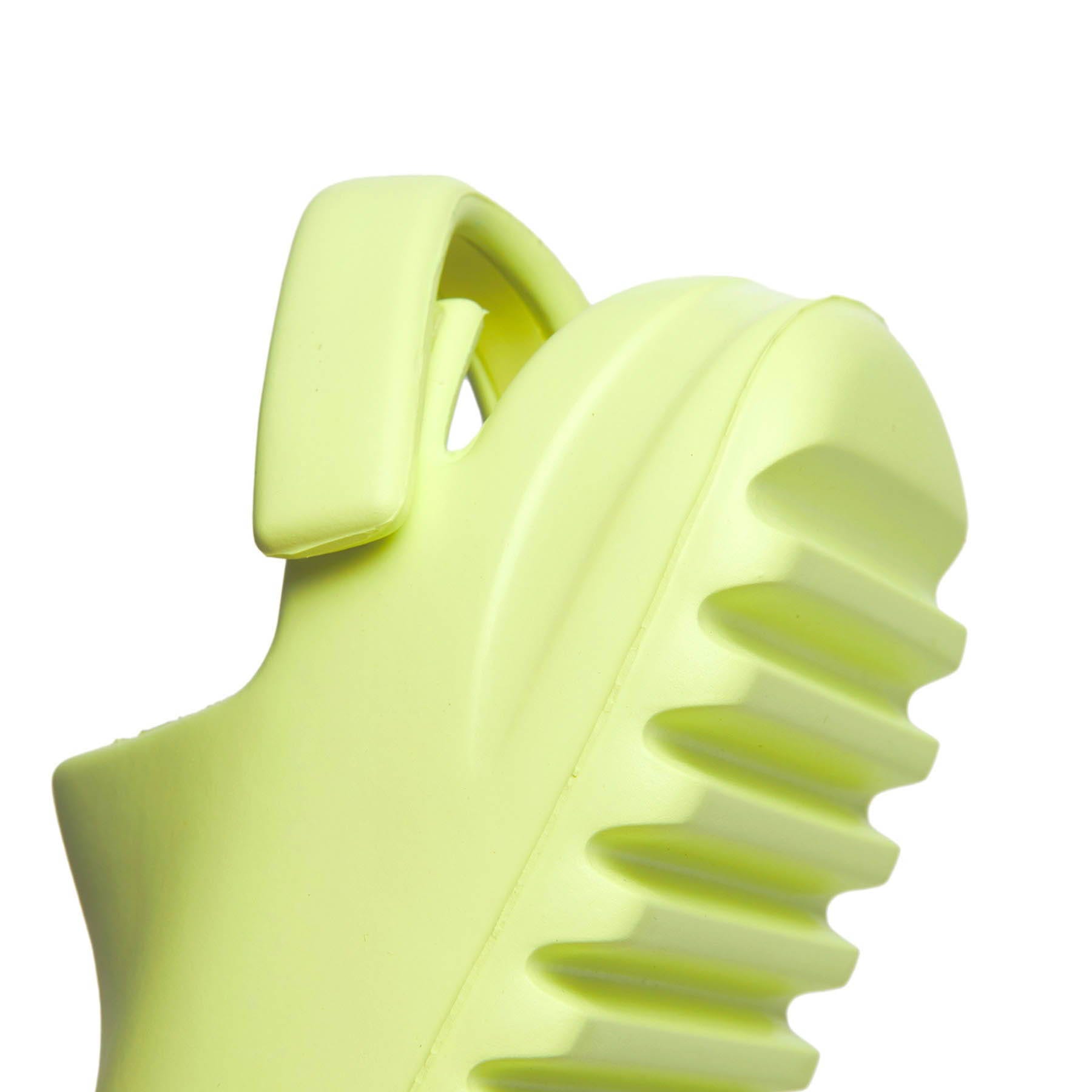 adidas Yeezy Slide Infants 'Glow Green' — UK 0k | EU 16 | US 1k — Lifestyle View