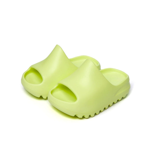 adidas Yeezy Slide Kids 'Glow Green' — UK 10k | EU 28 | US 10.5k — Side View