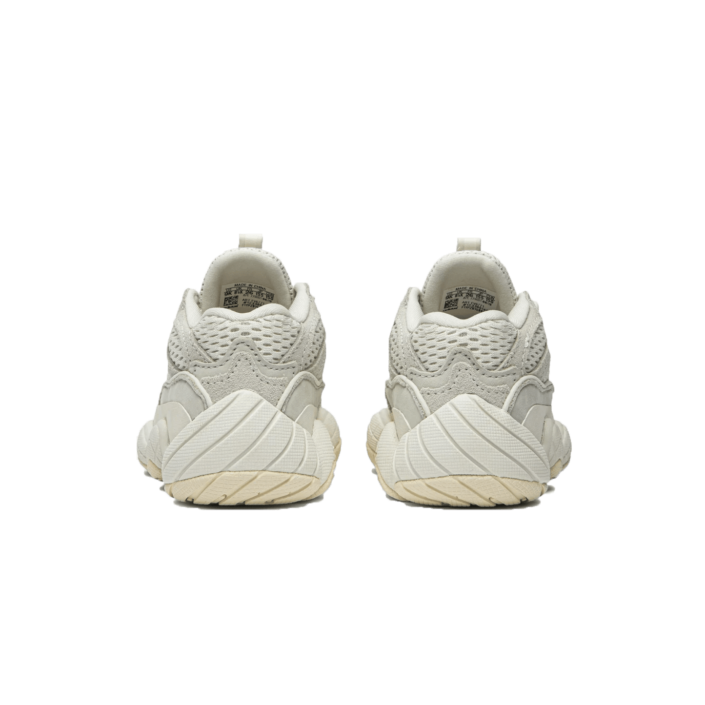 adidas Yeezy 500 Infant 'Bone White' — UK 0k | EU 16 | US 1k — Back View