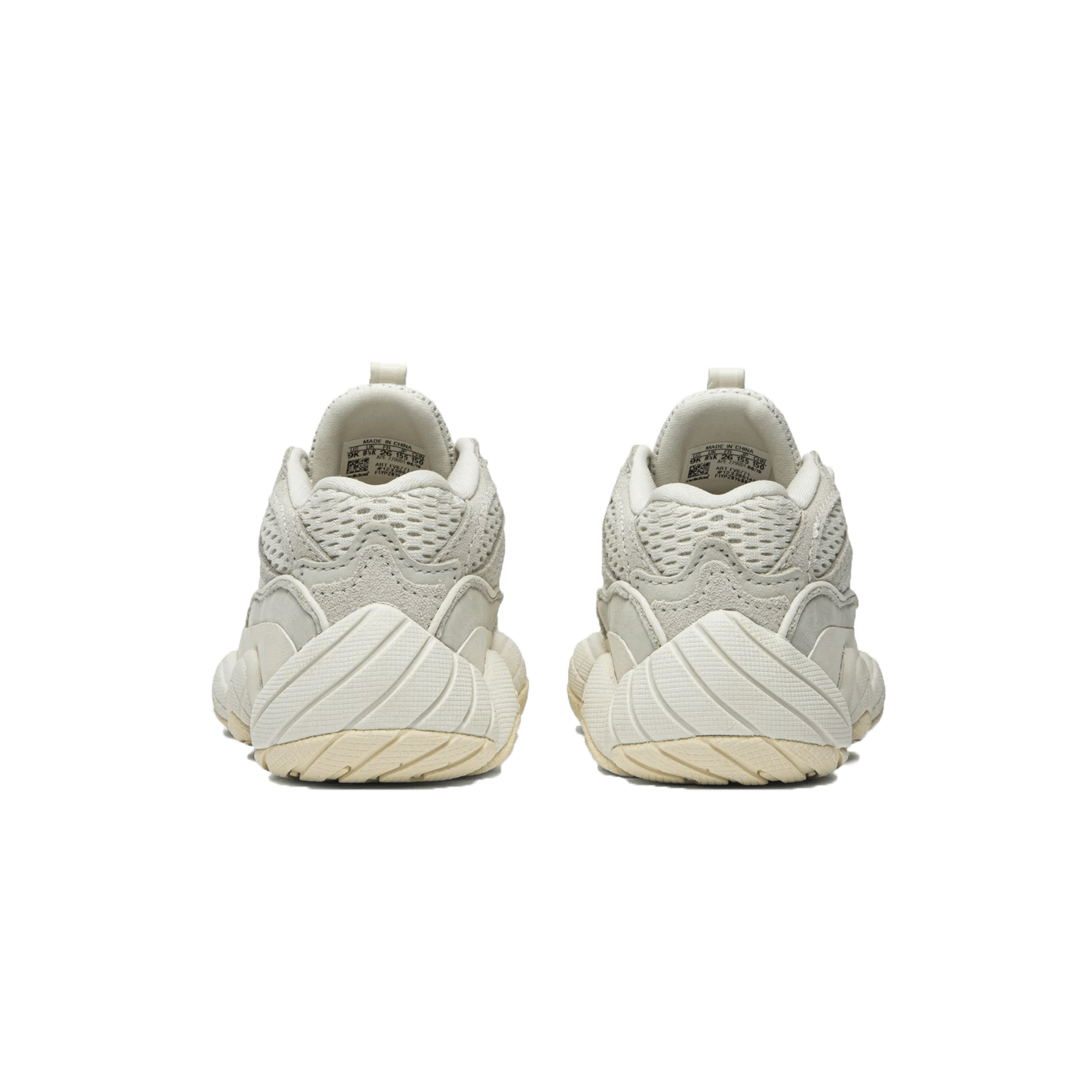 adidas Yeezy 500 Infant 'Bone White' — UK 0k | EU 16 | US 1k — Back View
