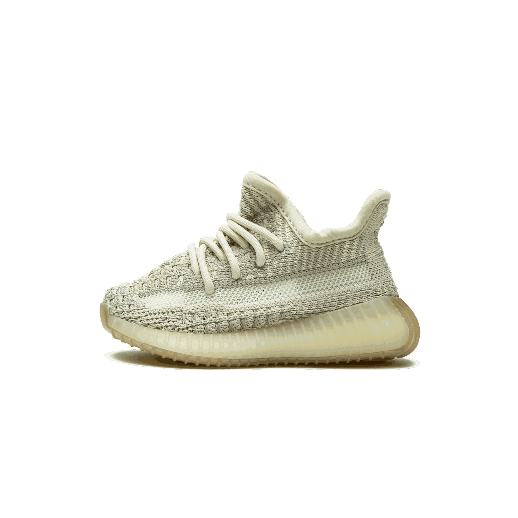 Adidas Yeezy Boost 350 V2 Infant 'Citrin Non-Reflective' — UK 0k | EU 16 | US 1k — Front View