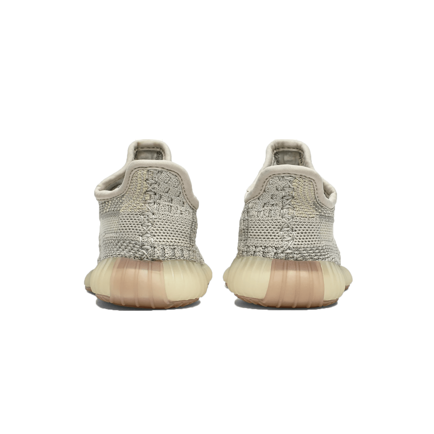 Adidas Yeezy Boost 350 V2 Infant 'Citrin Non-Reflective' — UK 0k | EU 16 | US 1k — Back View