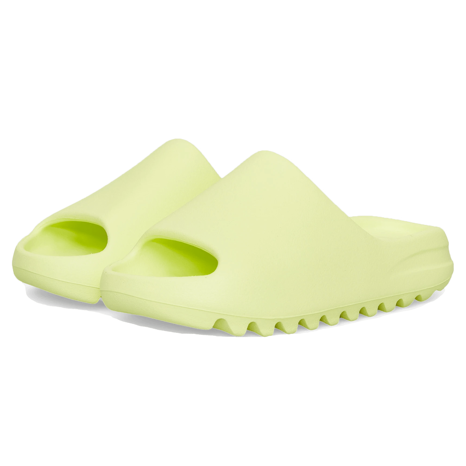 adidas Yeezy Slide 'Glow Green' 2022 — UK 3.5 | EU 36 | US 4 — Side View
