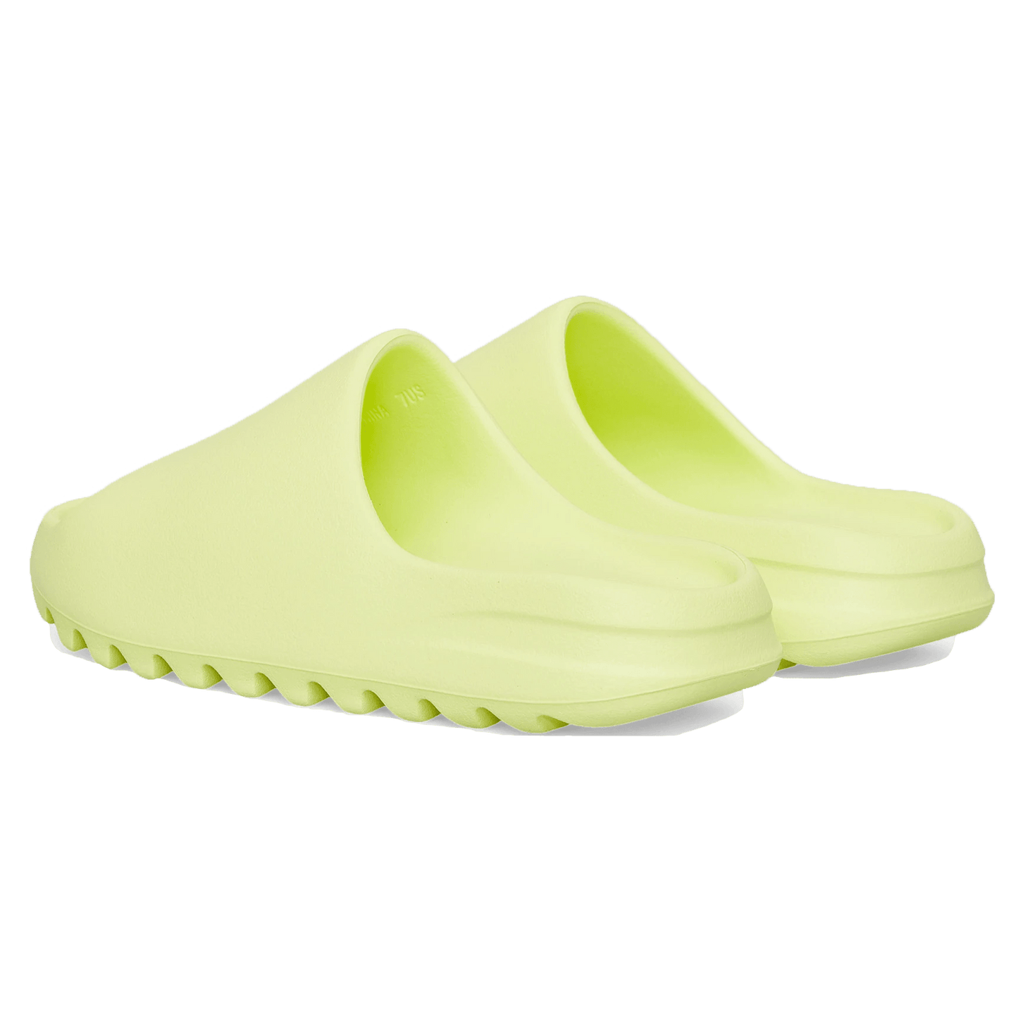 adidas Yeezy Slide 'Glow Green' 2022 — UK 3.5 | EU 36 | US 4 — Back View
