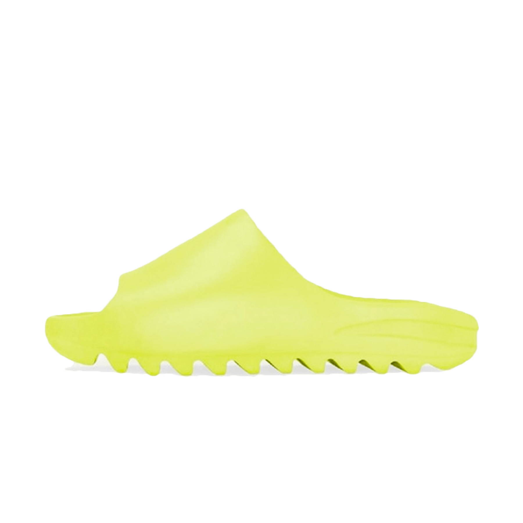 adidas Yeezy Slide Kids Glow Green (2022) (Restock) — UK 10k | EU 28 | US 10.5k — Front View