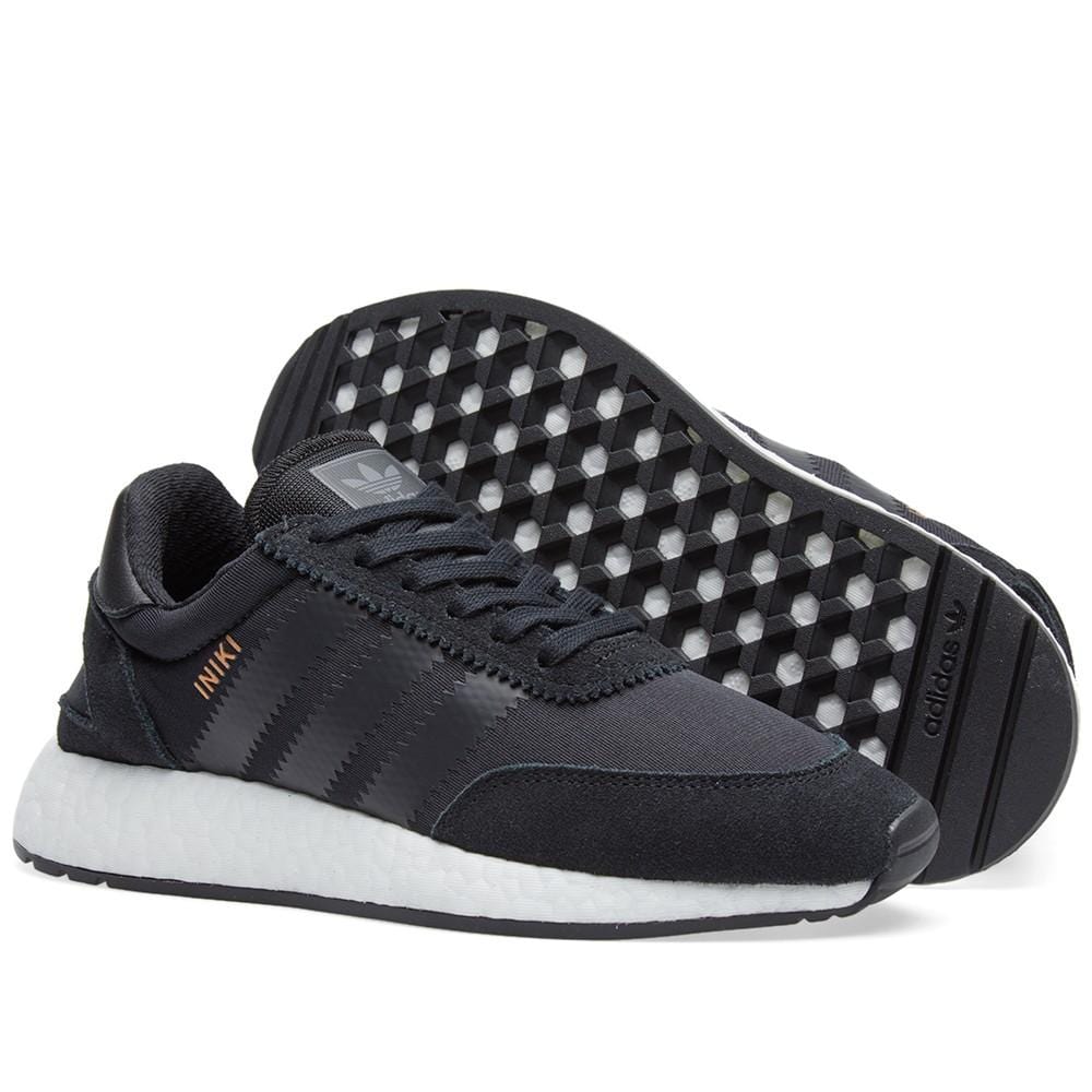Adidas Iniki Runner 'Core Black' — UK 3.5 | EU 36 | US 4 — Detail View