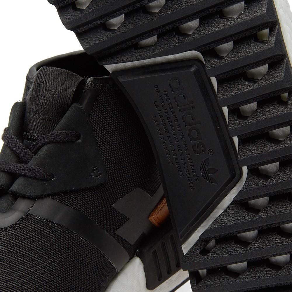adidas NMD_C1 Trail Premium Leather Core Black — UK 3.5 | EU 36 | US 4 — Lifestyle View