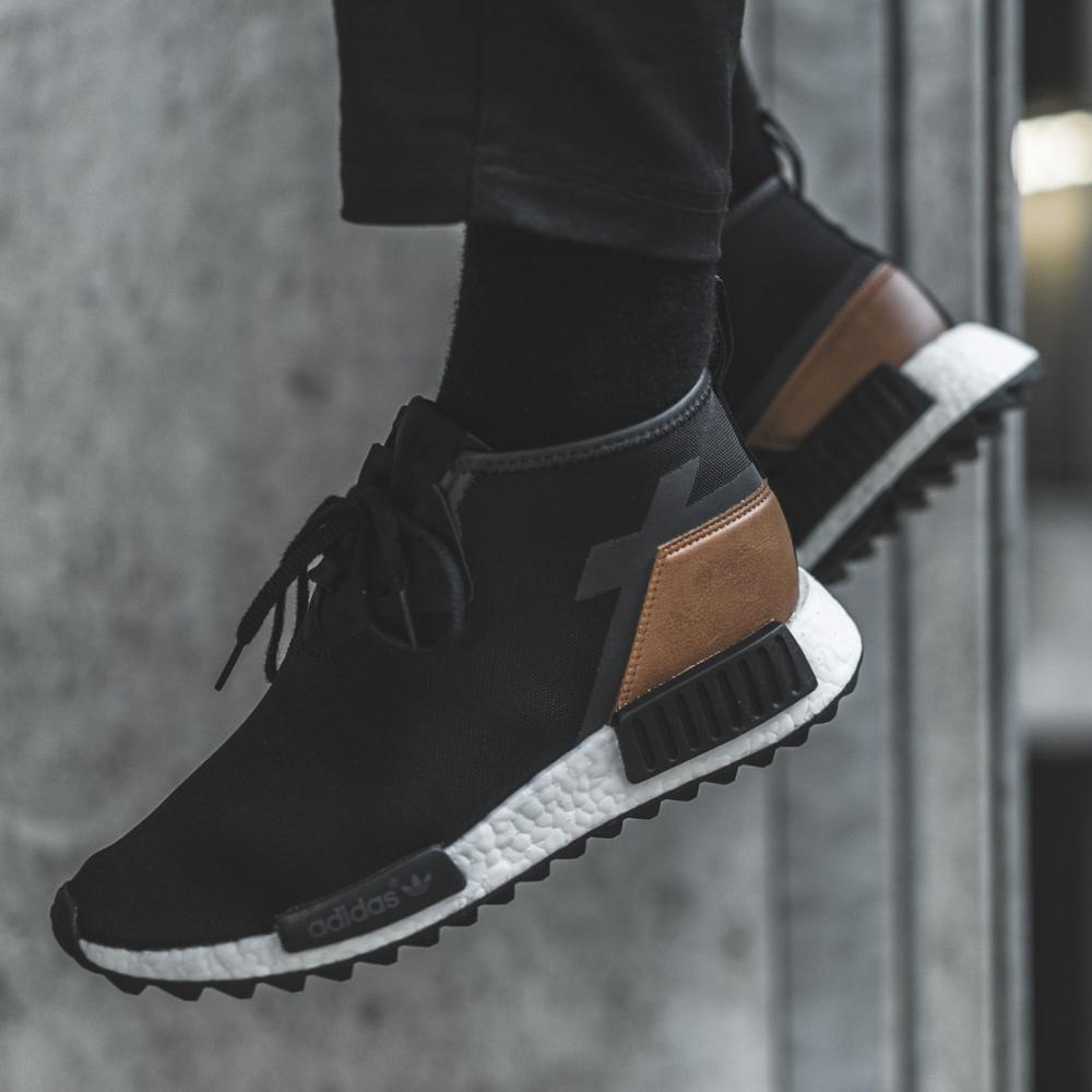 adidas NMD_C1 Trail Premium Leather Core Black — UK 3.5 | EU 36 | US 4 — Alternate View 9
