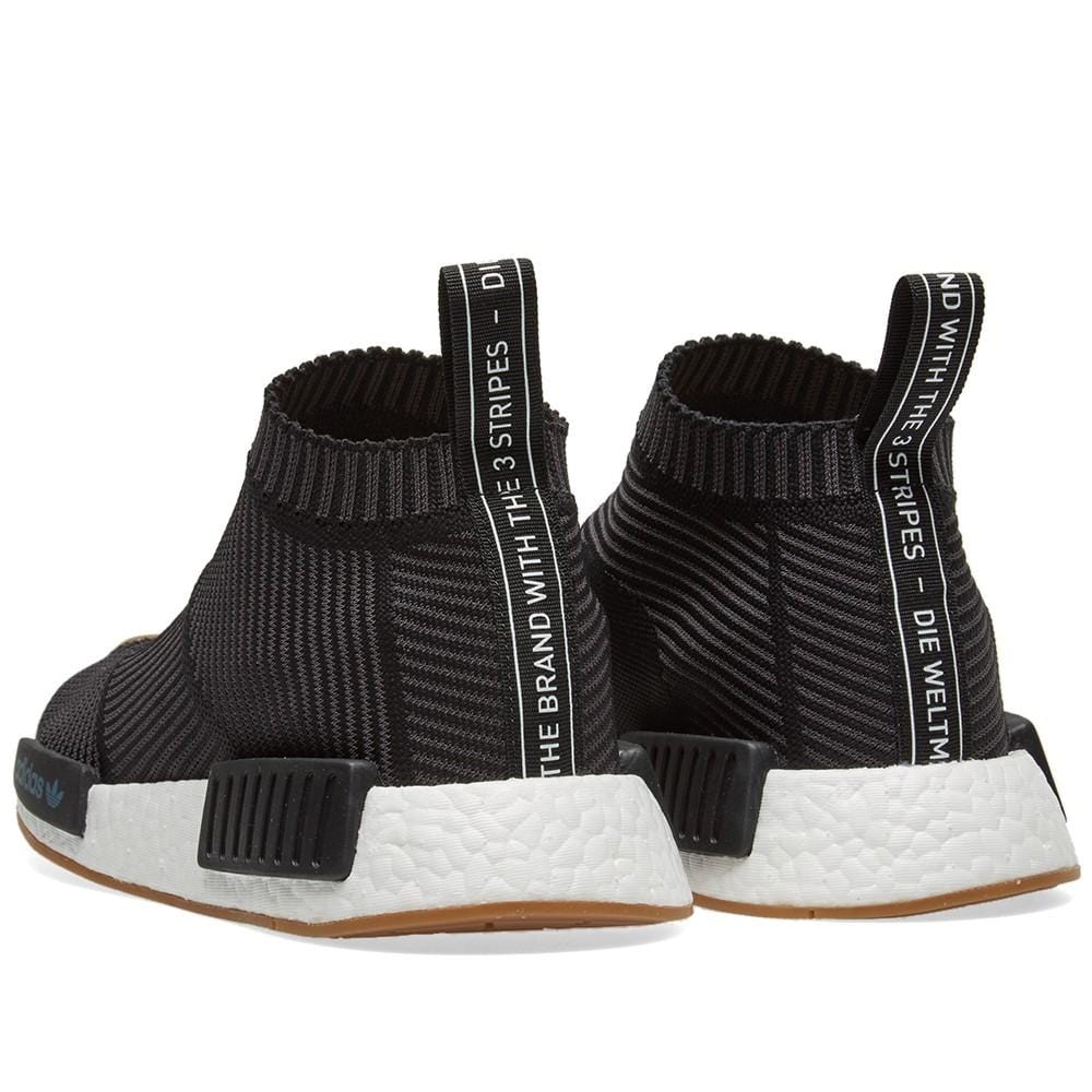 adidas Originals NMD_CS1 PK Black Gum — UK 3.5 | EU 36 | US 4 — Back View