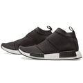 Adidas NMD_CS1 Primeknit Core Black-White — UK 3.5 | EU 36 | US 4 — Front View