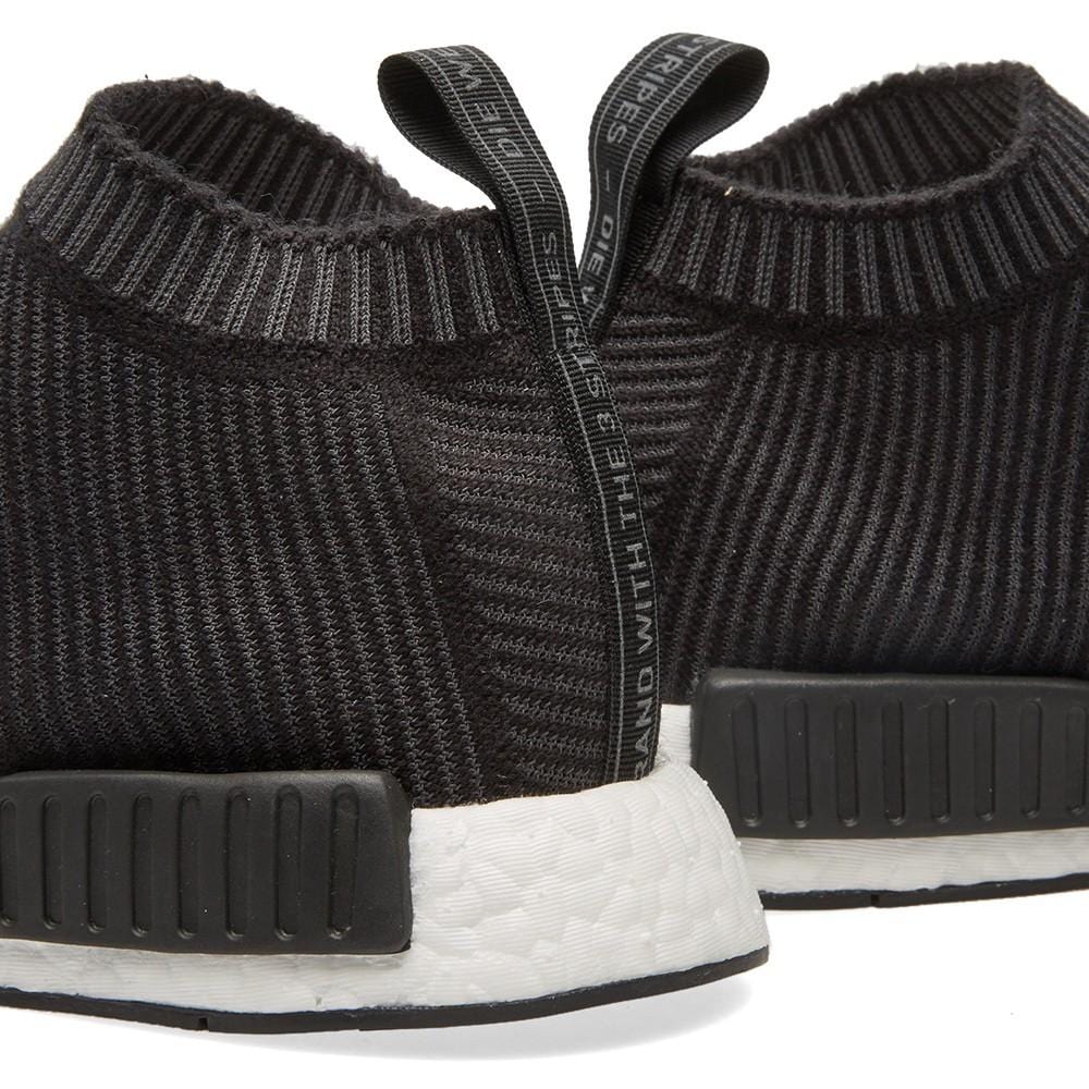 Adidas NMD_CS1 Primeknit Core Black-White — UK 3.5 | EU 36 | US 4 — Alternate View 7