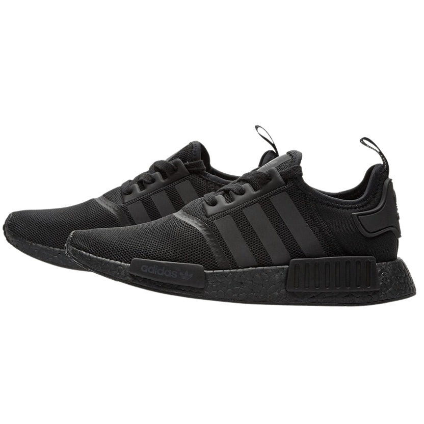 Adidas NMD_R1 Coloured Boost Core Black — UK 3.5 | EU 36 | US 4 — Front View