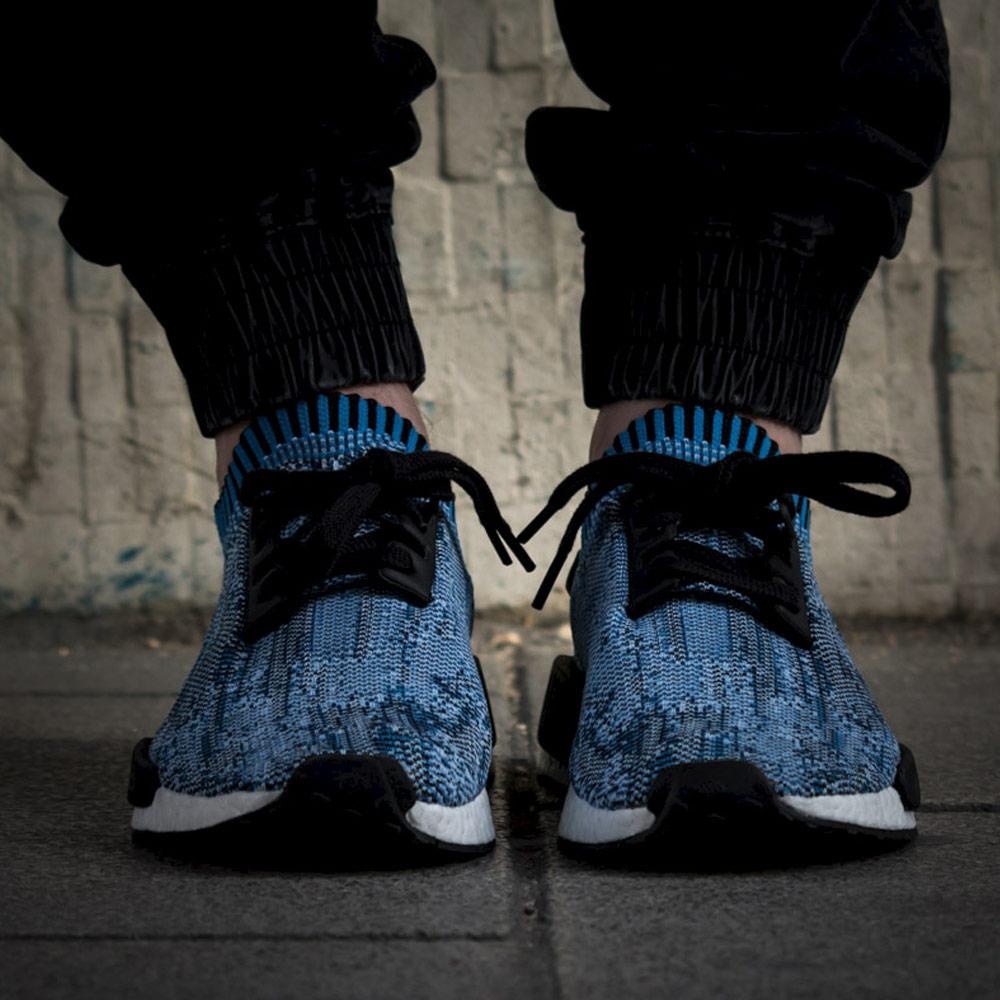 ADIDAS NMD_R1 PK Collegiate Navy & Clear Sky — UK 3.5 | EU 36 | US 4 — Top View