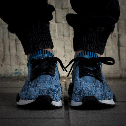 ADIDAS NMD_R1 PK Collegiate Navy & Clear Sky — UK 3.5 | EU 36 | US 4 — Top View