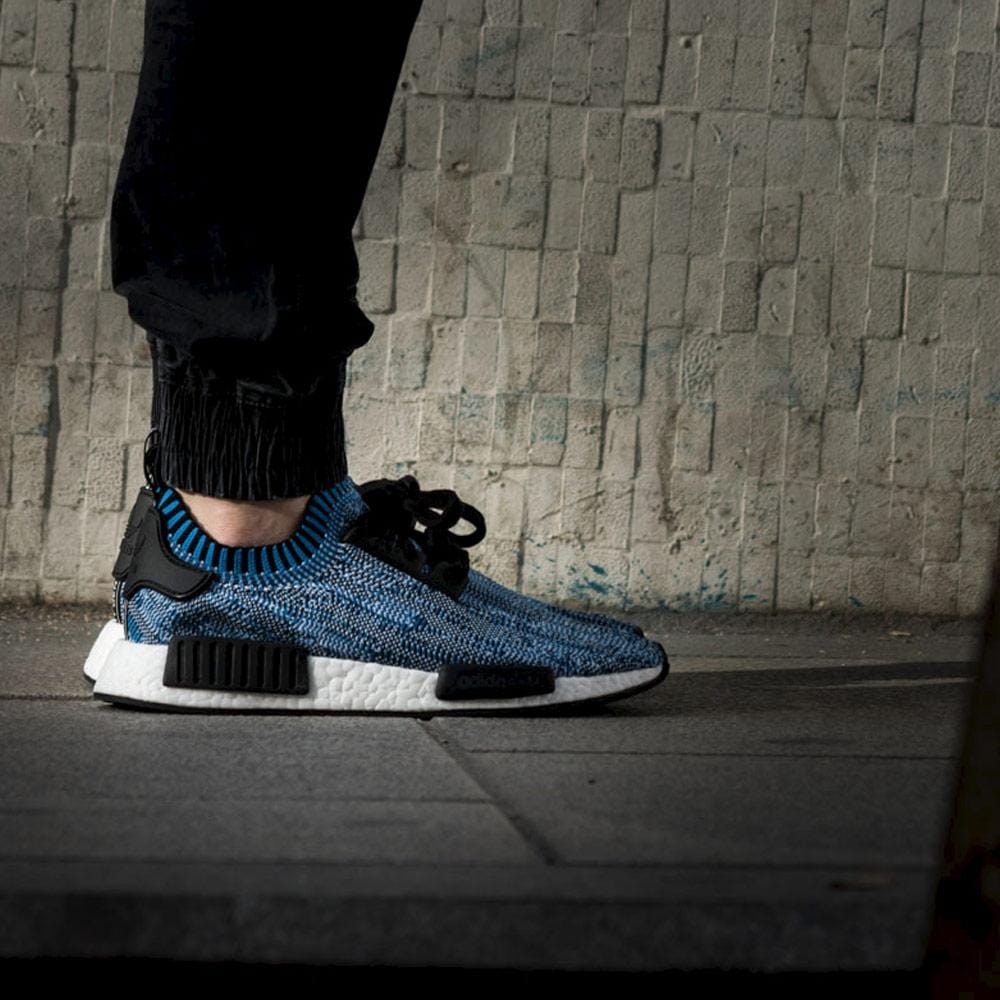 ADIDAS NMD_R1 PK Collegiate Navy & Clear Sky — UK 3.5 | EU 36 | US 4 — Back View