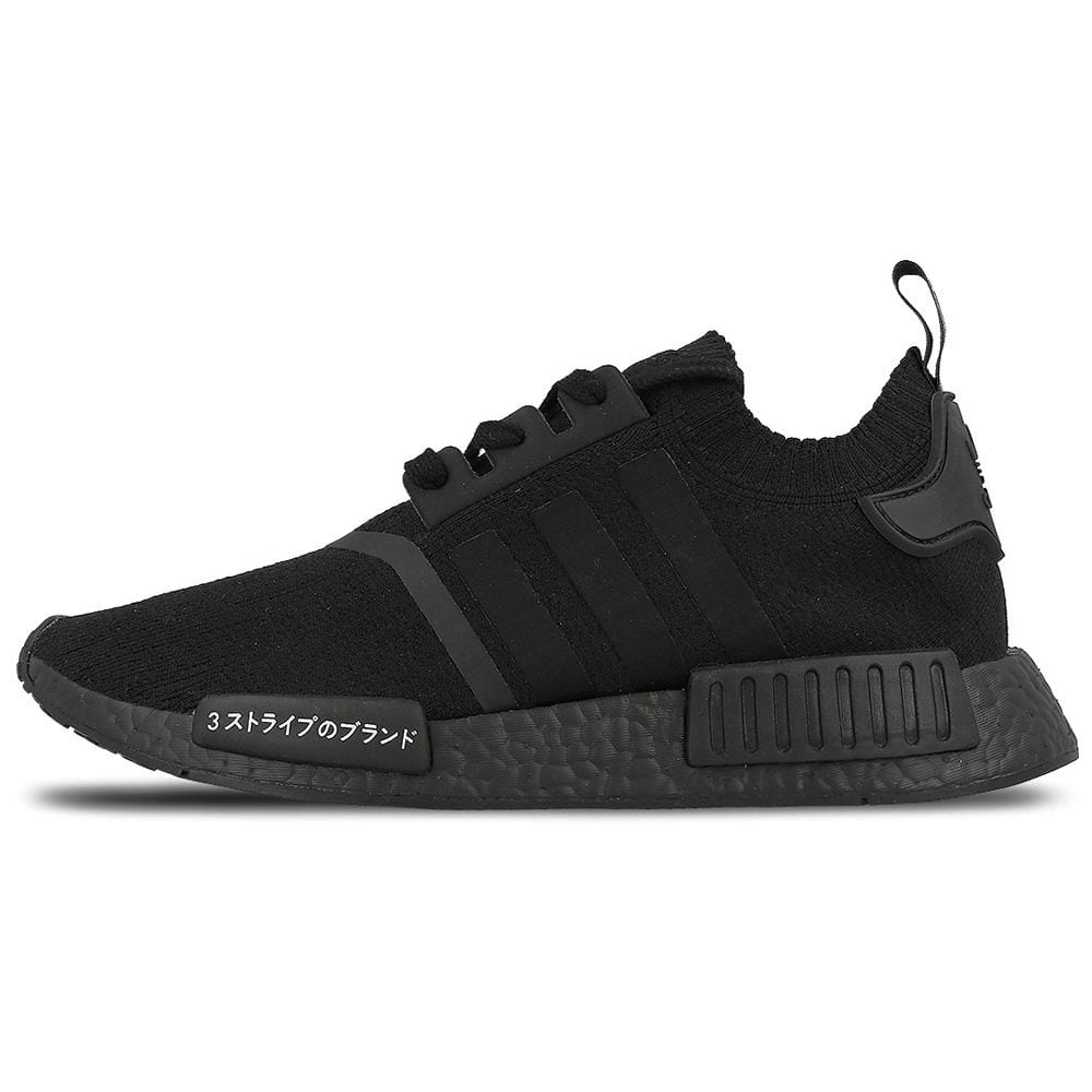 adidas NMD_R1 Primeknit Black  Japan Pack — UK 3.5 | EU 36 | US 4 — Front View