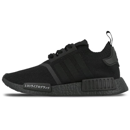 adidas NMD_R1 Primeknit Black  Japan Pack — UK 3.5 | EU 36 | US 4 — Front View