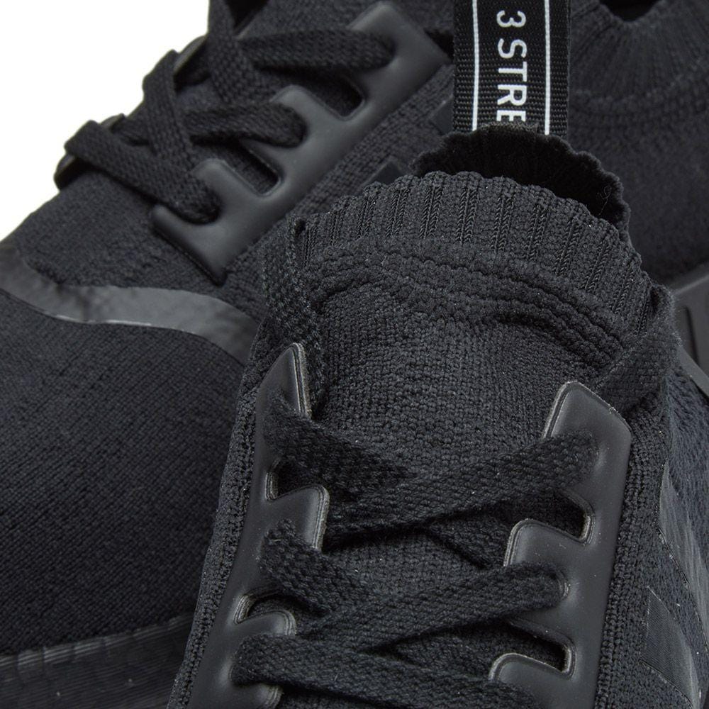 adidas NMD_R1 Primeknit Black  Japan Pack — UK 3.5 | EU 36 | US 4 — Top View