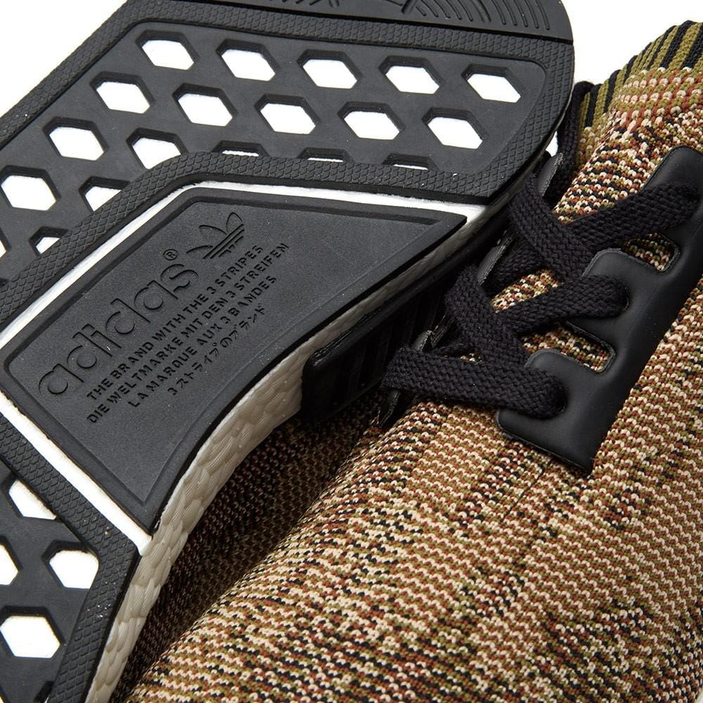 ADIDAS NMD_R1 PK Olive Cargo & Black — UK 3.5 | EU 36 | US 4 — Top View