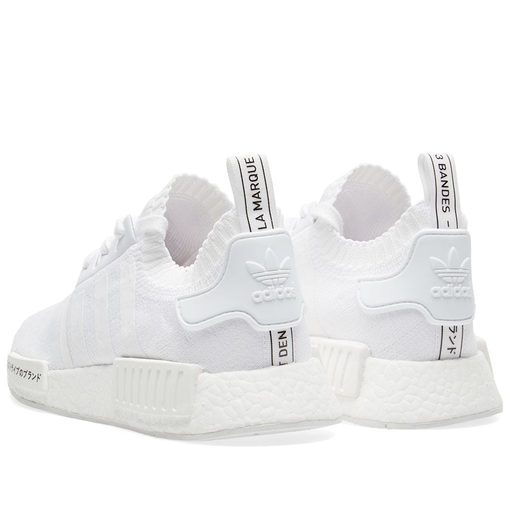 adidas NMD_R1 Primeknit Footwear White  Japan Pack — UK 3.5 | EU 36 | US 4 — Back View