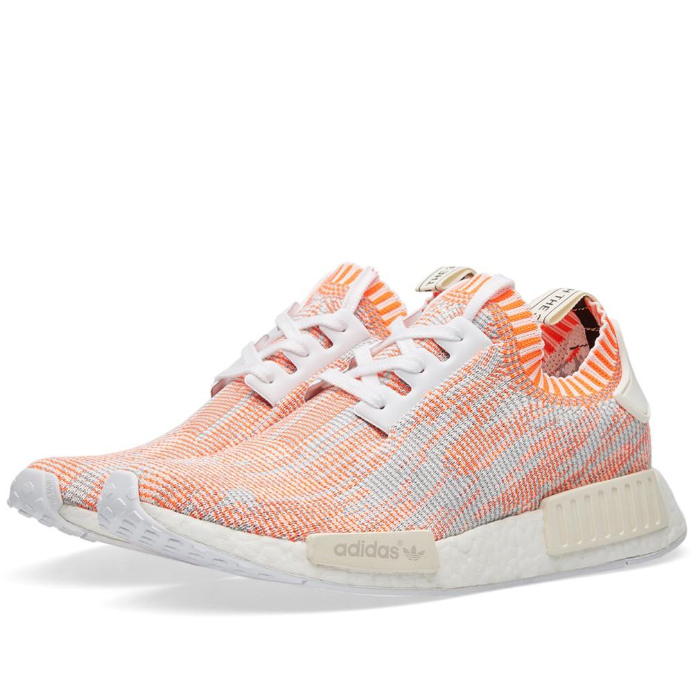 Adidas NMD_R1 Primeknit Camo Pack  Solar Red — UK 3.5 | EU 36 | US 4 — Alternate View 8