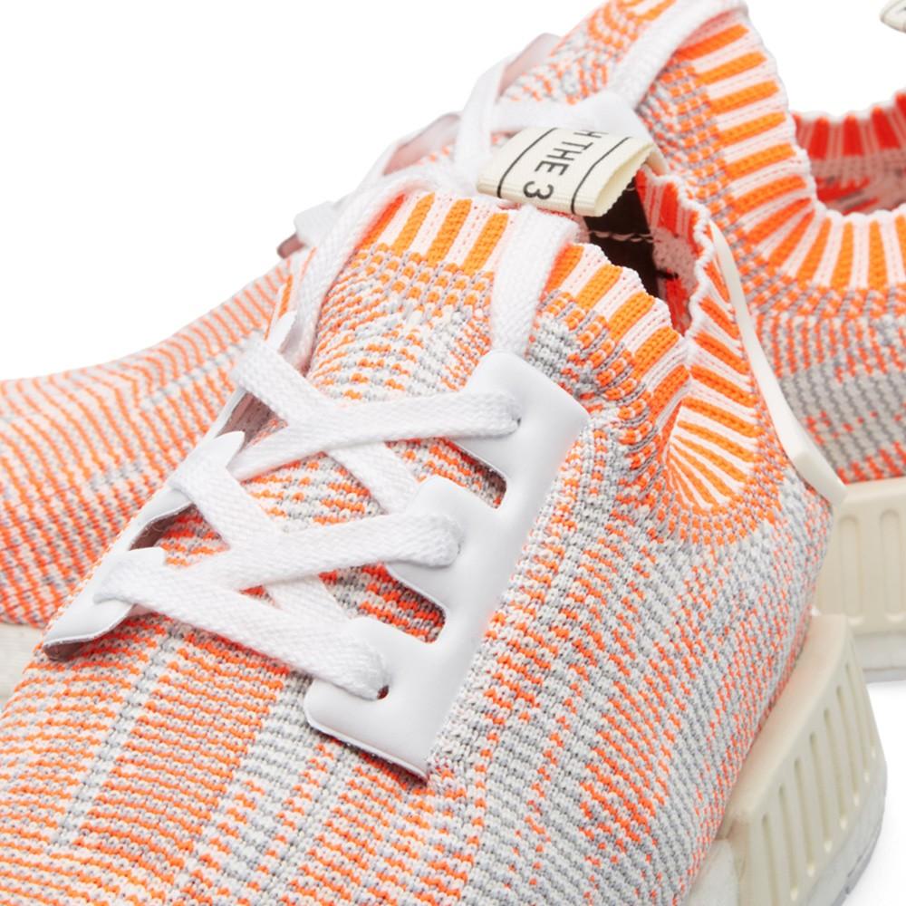 Adidas NMD_R1 Primeknit Camo Pack  Solar Red — UK 3.5 | EU 36 | US 4 — Detail View