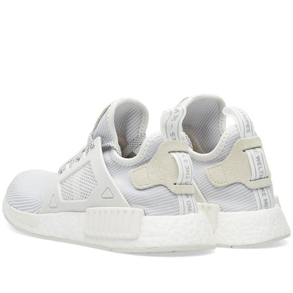 Adidas NMD_XR1 Primeknit White-Vintage White — UK 3.5 | EU 36 | US 4 — Top View
