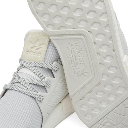 Adidas NMD_XR1 Primeknit White-Vintage White — UK 3.5 | EU 36 | US 4 — Lifestyle View