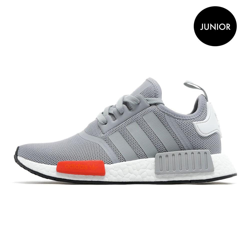 ADIDAS NMD RUNNER JUNIOR Light Onix & White — UK 3.5 | EU 36 | US 4 — Front View