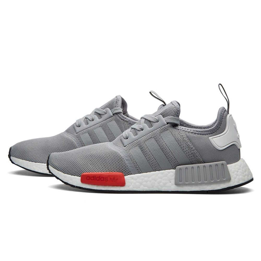 ADIDAS NMD RUNNER Light Onix & White — UK 3.5 | EU 36 | US 4 — Front View