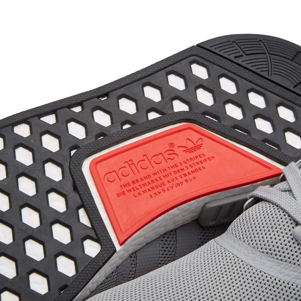 ADIDAS NMD RUNNER Light Onix & White — UK 3.5 | EU 36 | US 4 — Detail View