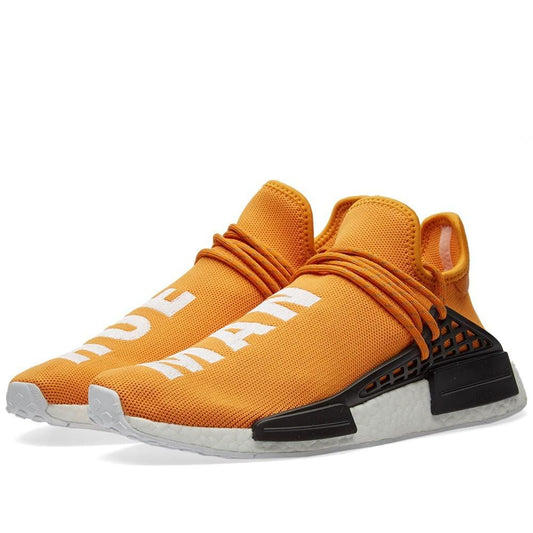 PHARRELL WILLIAMS X ADIDAS NMD HUMAN RACE  TANGERINE — UK 3.5 | EU 36 | US 4 — Side View
