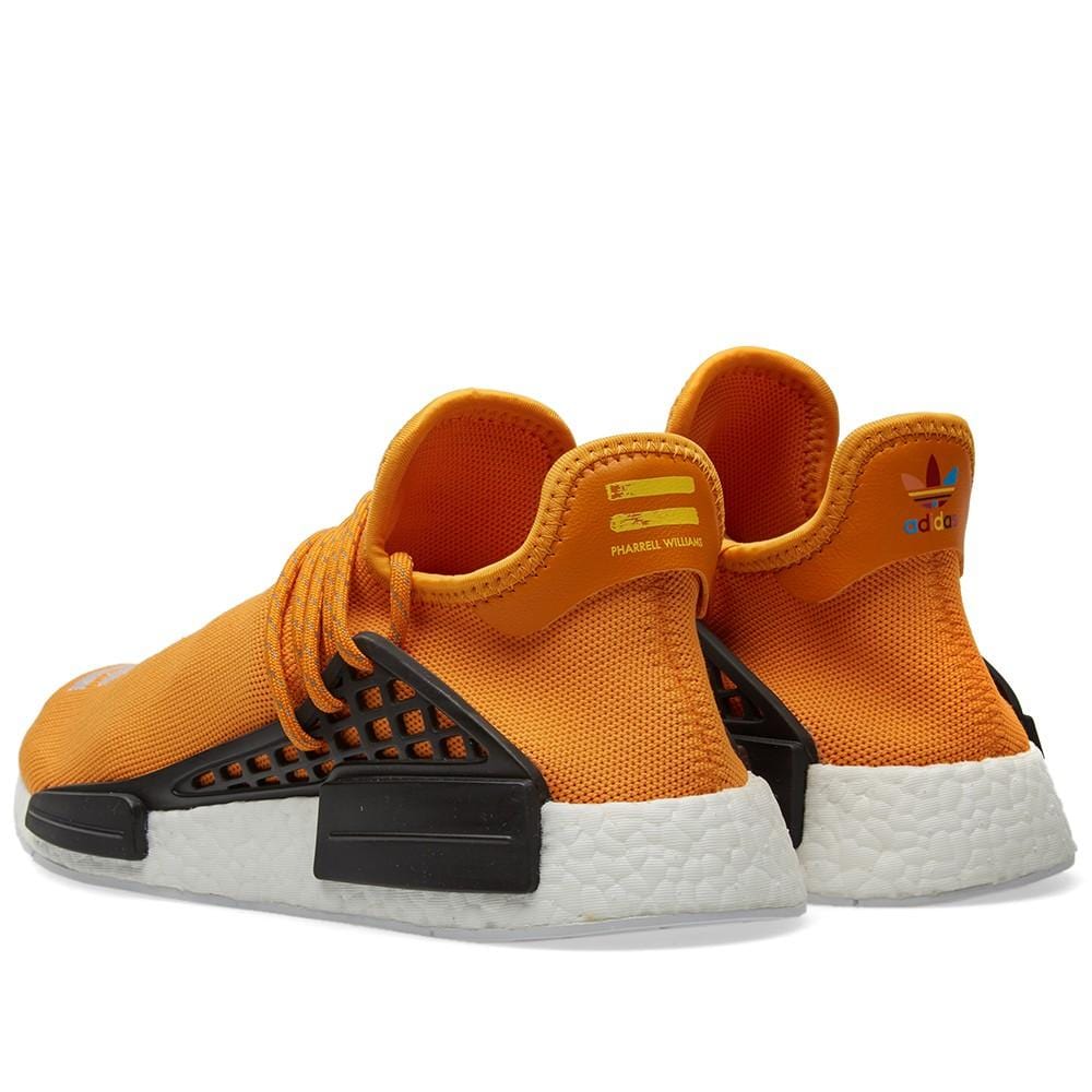 PHARRELL WILLIAMS X ADIDAS NMD HUMAN RACE  TANGERINE — UK 3.5 | EU 36 | US 4 — Back View