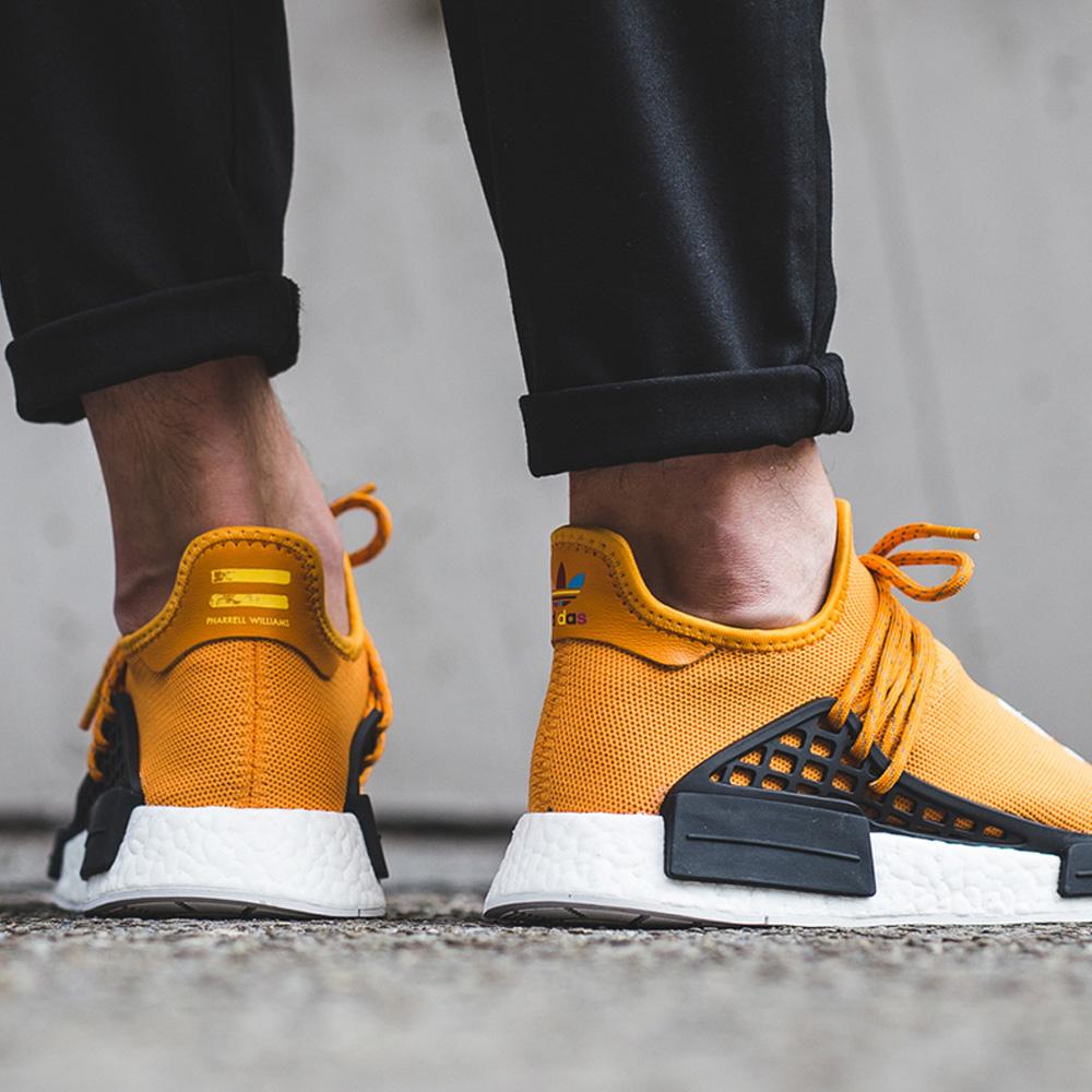 PHARRELL WILLIAMS X ADIDAS NMD HUMAN RACE  TANGERINE — UK 3.5 | EU 36 | US 4 — Alternate View 7