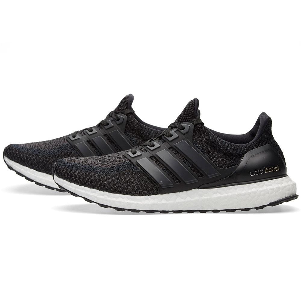 Adidas Ultra Boost 'Core Black & White' — UK 3.5 | EU 36 | US 4 — Front View