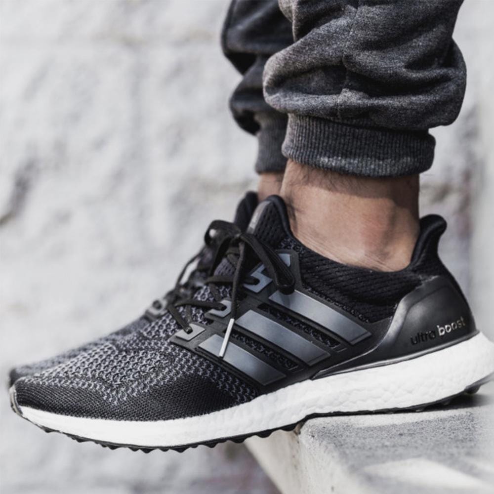Adidas Ultra Boost 'Core Black & White' — UK 3.5 | EU 36 | US 4 — Back View