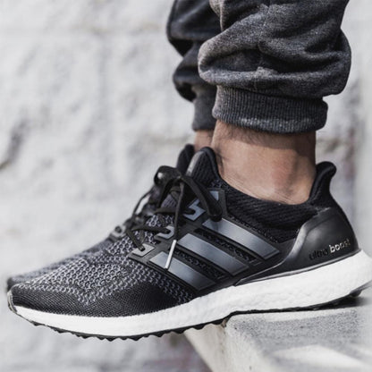 Adidas Ultra Boost 'Core Black & White' — UK 3.5 | EU 36 | US 4 — Back View