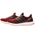 ADIDAS ULTRA BOOST M Core Black & Solar Red — UK 3.5 | EU 36 | US 4 — Front View