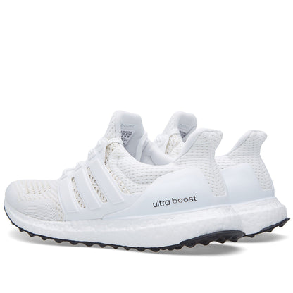 ADIDAS ULTRA BOOST 1.0 W White & Silver Metallic — UK 3.5 | EU 36 | US 4 — Back View