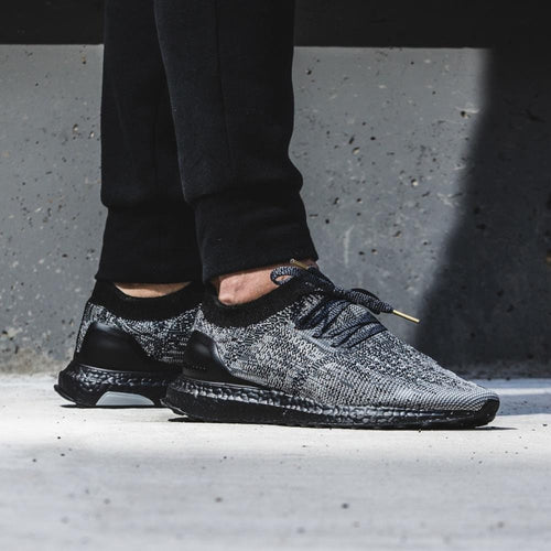 ADIDAS ULTRA BOOST UNCAGED LTD. Core Black & Solid Grey — UK 3.5 | EU 36 | US 4 — Side View