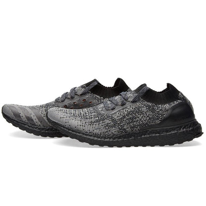 ADIDAS ULTRA BOOST UNCAGED LTD. Core Black & Solid Grey — UK 3.5 | EU 36 | US 4 — Front View