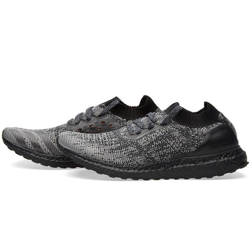 ADIDAS ULTRA BOOST UNCAGED LTD. Core Black & Solid Grey — UK 3.5 | EU 36 | US 4 — Front View