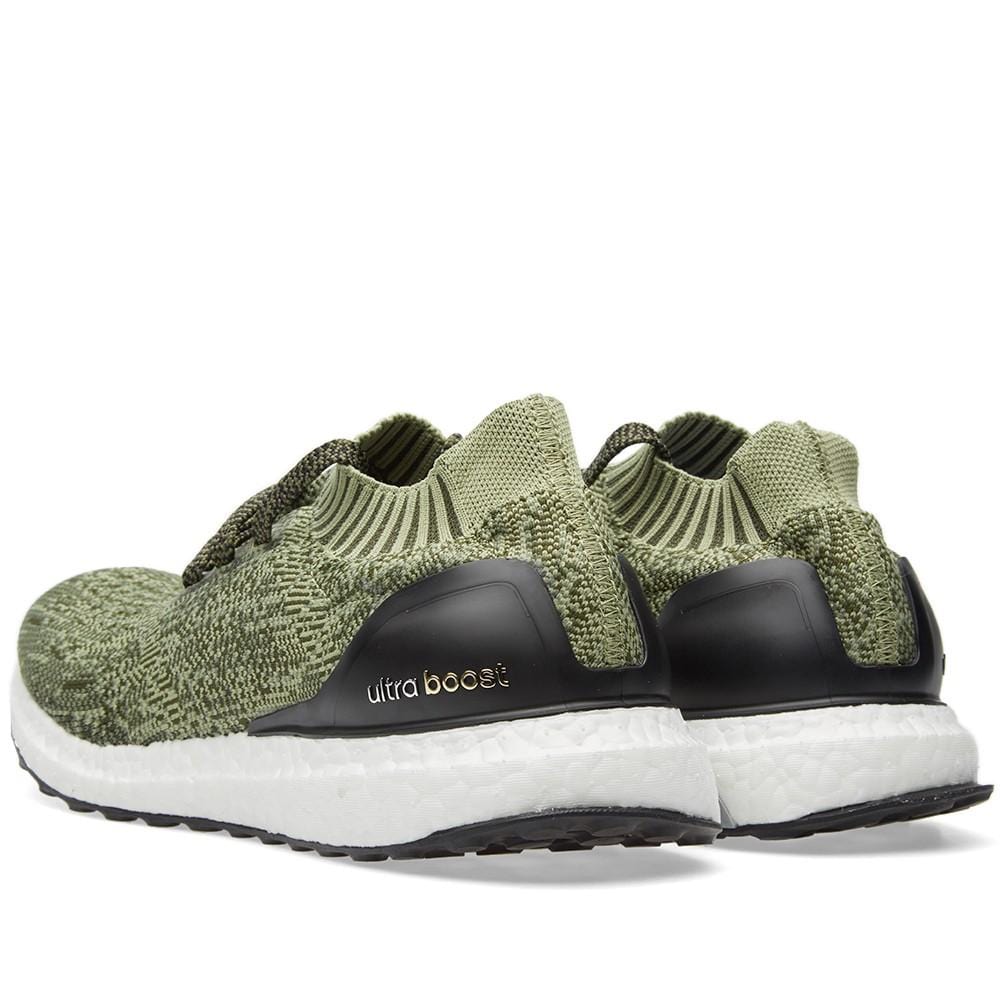 Adidas Ultra Boost Uncaged Khaki — UK 3.5 | EU 36 | US 4 — Back View