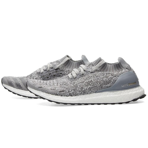 ADIDAS ULTRA BOOST UNCAGED Clear Grey & Solid Grey — UK 3.5 | EU 36 | US 4 — Front View