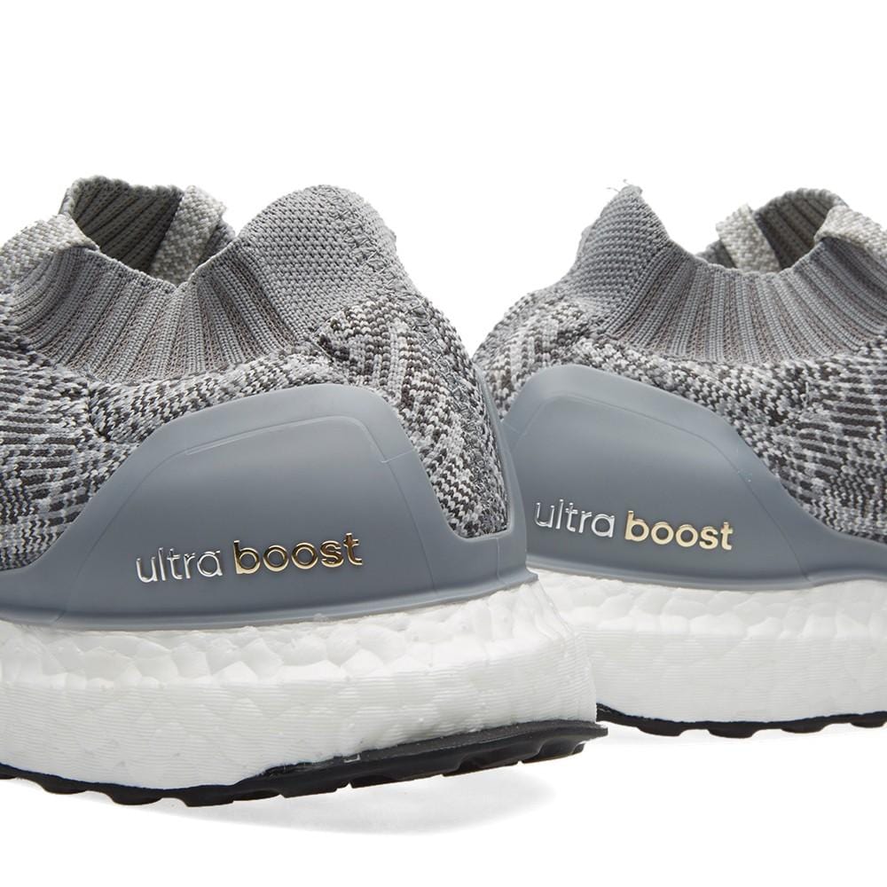 ADIDAS ULTRA BOOST UNCAGED Clear Grey & Solid Grey — UK 3.5 | EU 36 | US 4 — Lifestyle View