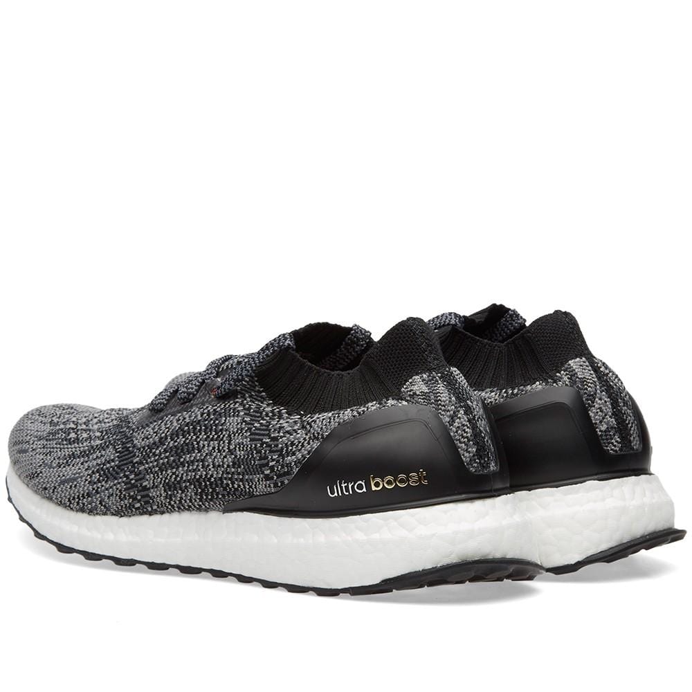 ADIDAS ULTRA BOOST UNCAGED M Core Black & Solid Grey — UK 3.5 | EU 36 | US 4 — Side View
