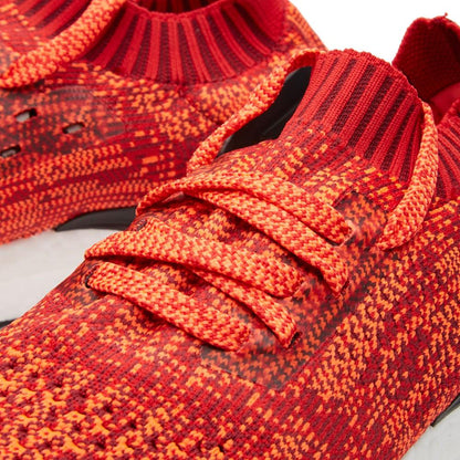 ADIDAS ULTRA BOOST UNCAGED Scarlet, Solar Red & Black — UK 3.5 | EU 36 | US 4 — Top View